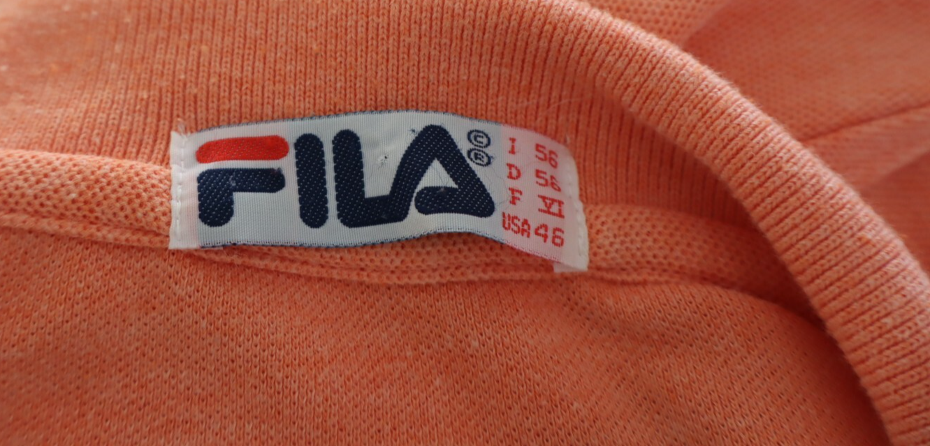 FILA MAGLIA POLO UOMO TG. 56 MAN COTONE COTTON SHIRT CASUAL VINTAGE