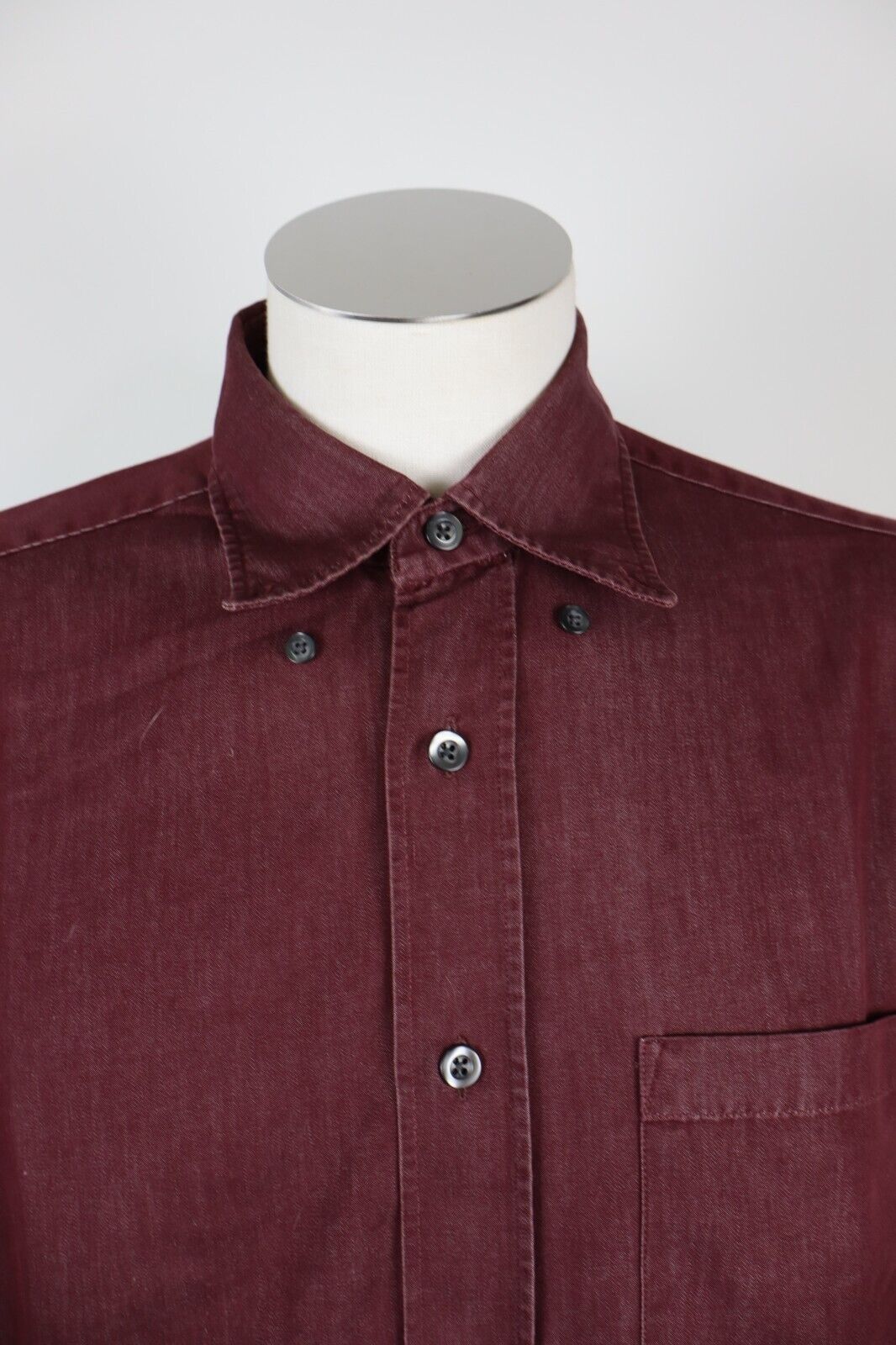 HUGO BOSS CAMICIA UOMO TG. L MAN CASUAL VINTAGE SHIRT COTONE COTTON