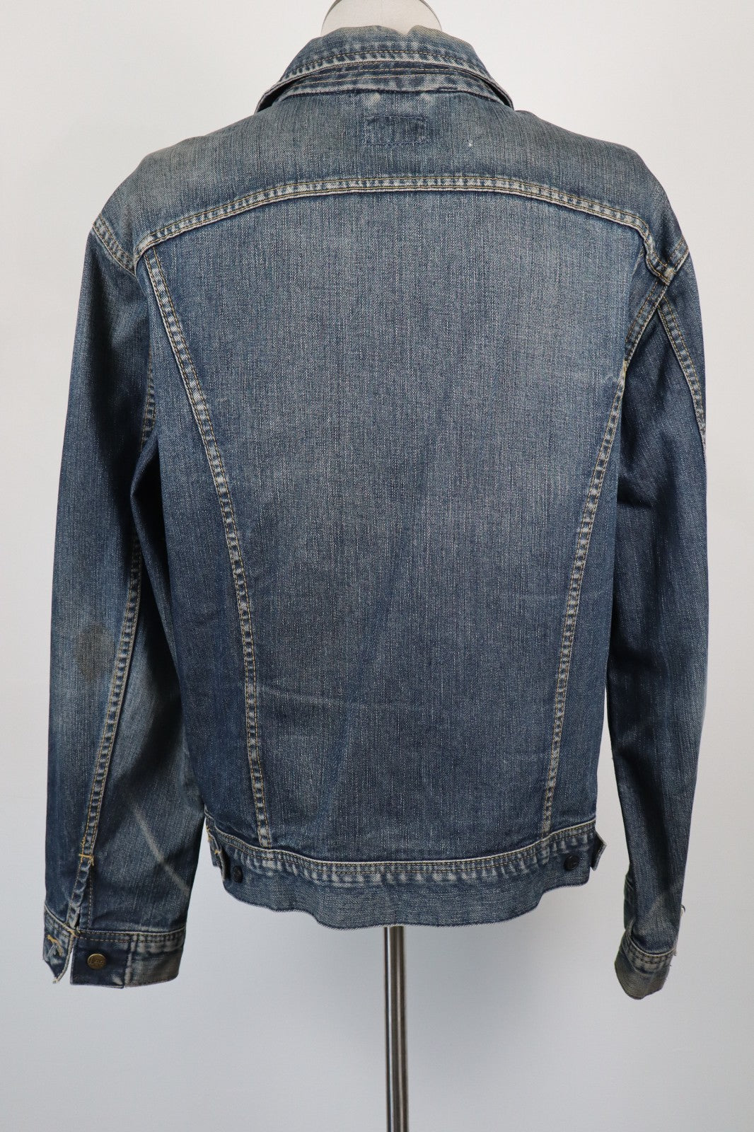 LEE GIUBBINO JEANS COTONE UOMO TG XL MAN JACKET CASUAL VINTAGE DENIM COTTON