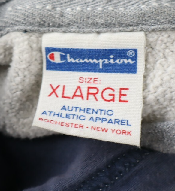 CHAMPION ROCHESTER FELPA CAPPUCCIO UOMO XL MAN SWEATSHIRT COTONE CASUAL VINTAGE