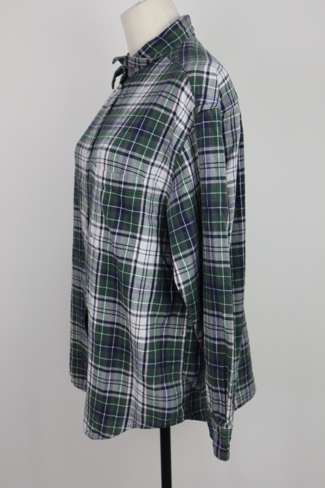 WOOLRICH CAMICIA BLUSA DONNA TG. L WOMAN SHIRT CASUAL VINTAGE COTONE FLANELLA