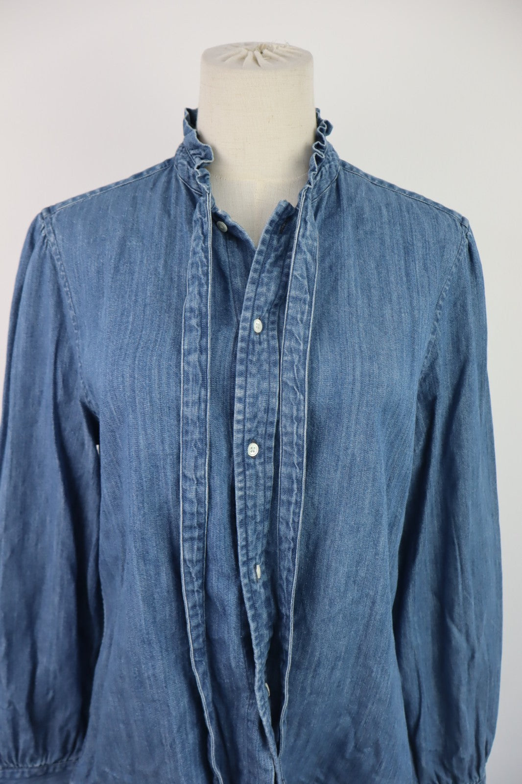 POLO RALPH LAUREN CAMICIA DONNA TG 10 WOMAN SHIRT CASUAL VINTAGE COTONE COTTON