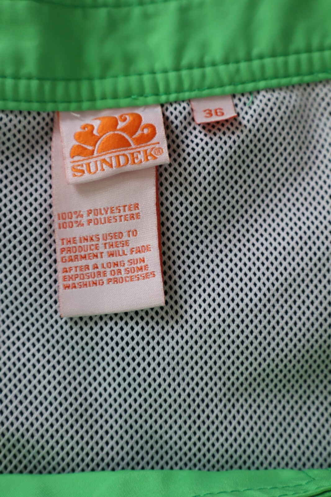 SUNDEK COSTUME PANTALONCINO MARE UOMO TG 36 MEN SWIMSUIT VINTAGE CASUAL