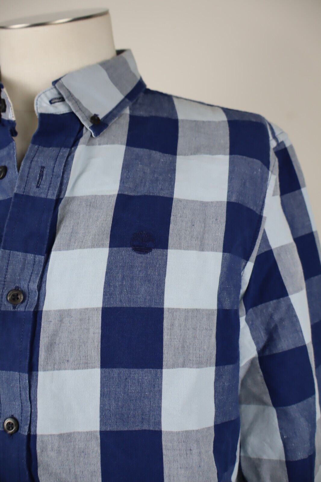 TIMBERLAND CAMICIA UOMO TG. M SLIM FIT MAN CASUAL VINTAGE SHIRT COTONE COTTON