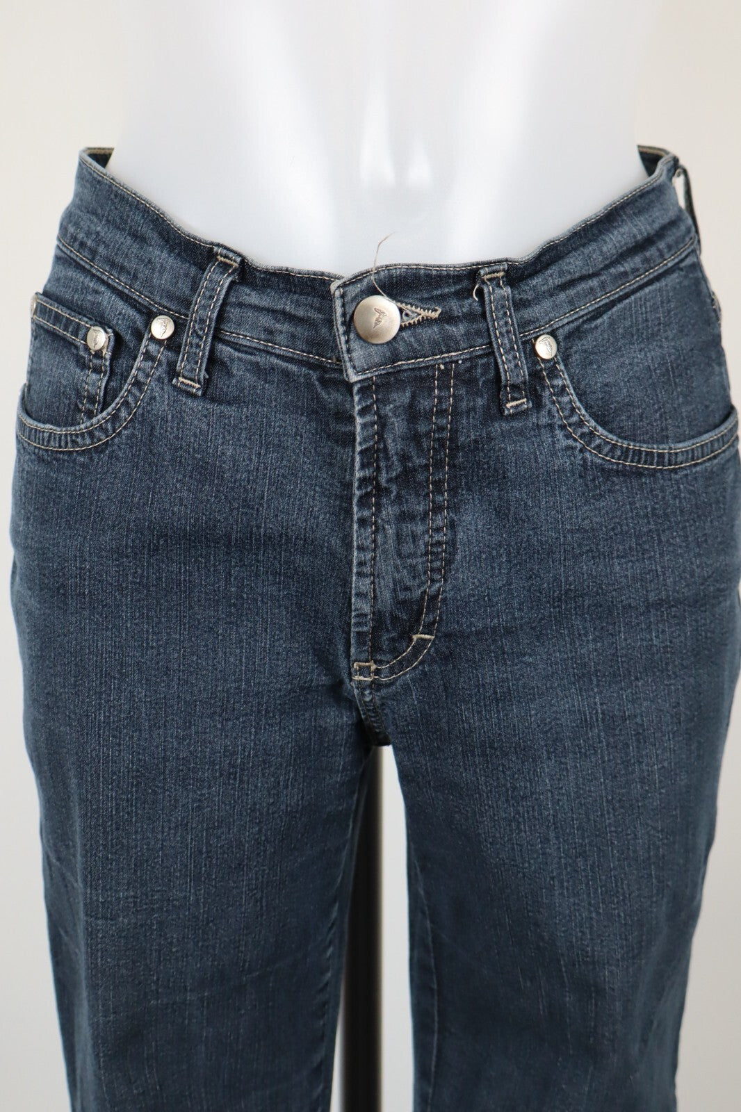 TRUSSARDI PANTALONE CASUAL DONNA TG W29 WOMAN VINTAGE PANTS DENIM