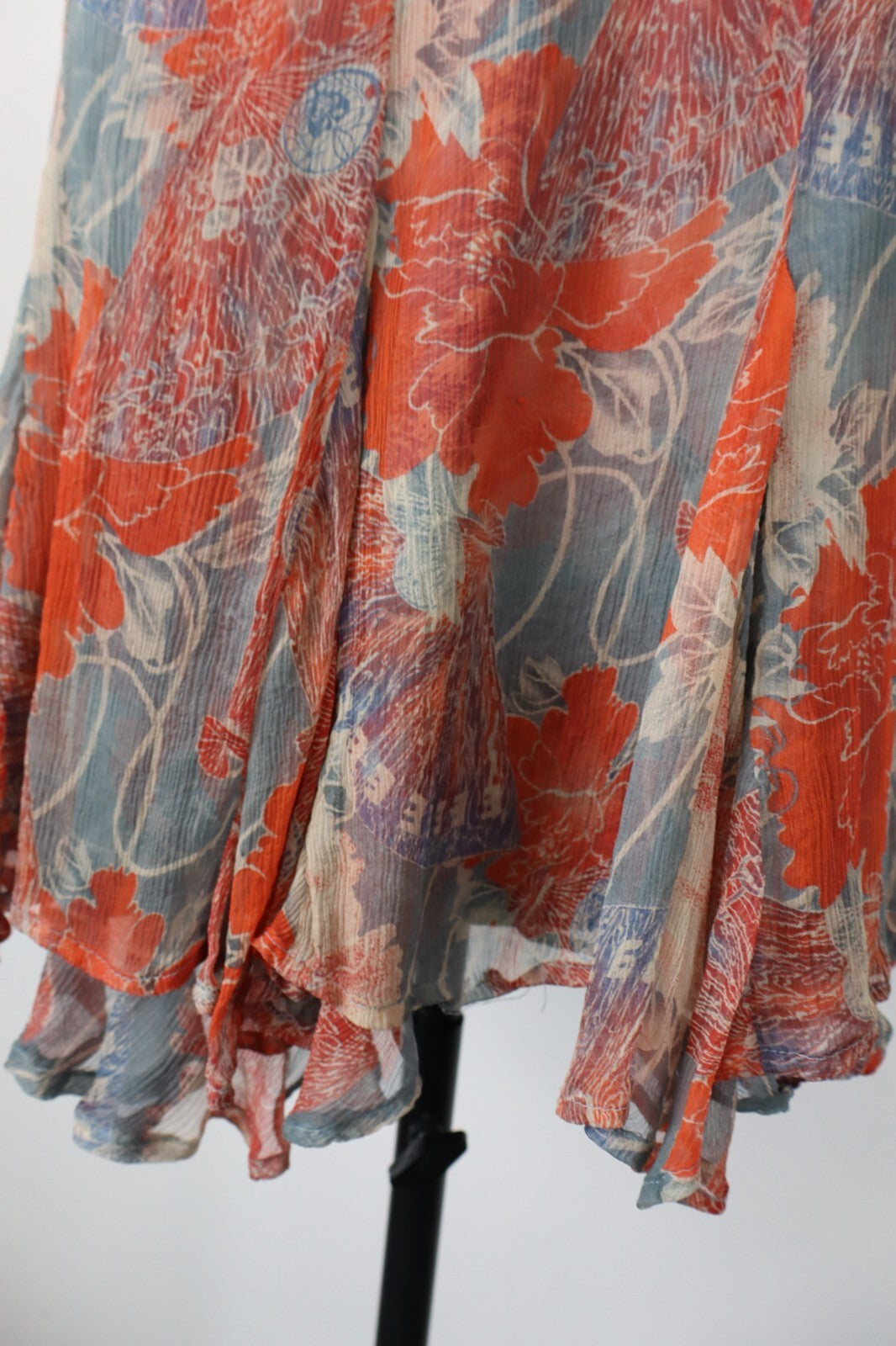 DIESEL VESTITO DONNA TG. S  WOMAN CASUAL VINTAGE DRESS SETA