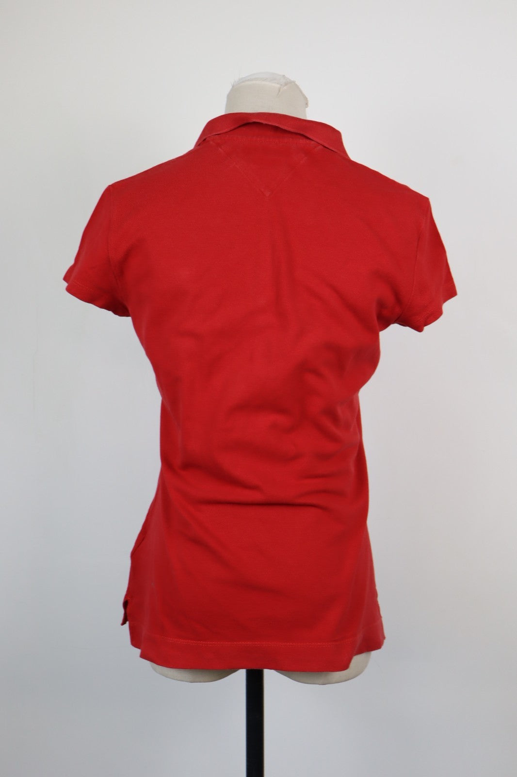 TOMMY HILFIGER DENIM POLO MAGLIA DONNA COTONE M WOMAN SHIRT CASUAL VINTAGE LOGO