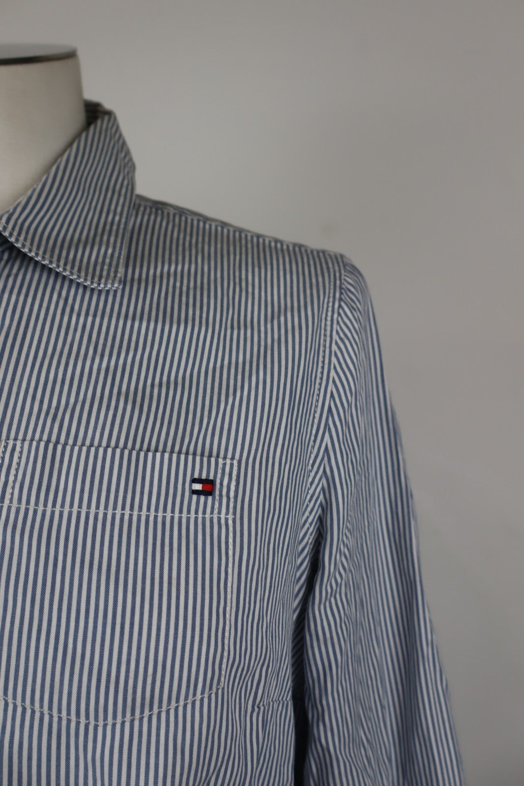 TOMMY HILFIGER CAMICIA UOMO TG. L MAN CASUAL VINTAGE SHIRT COTONE COTTON