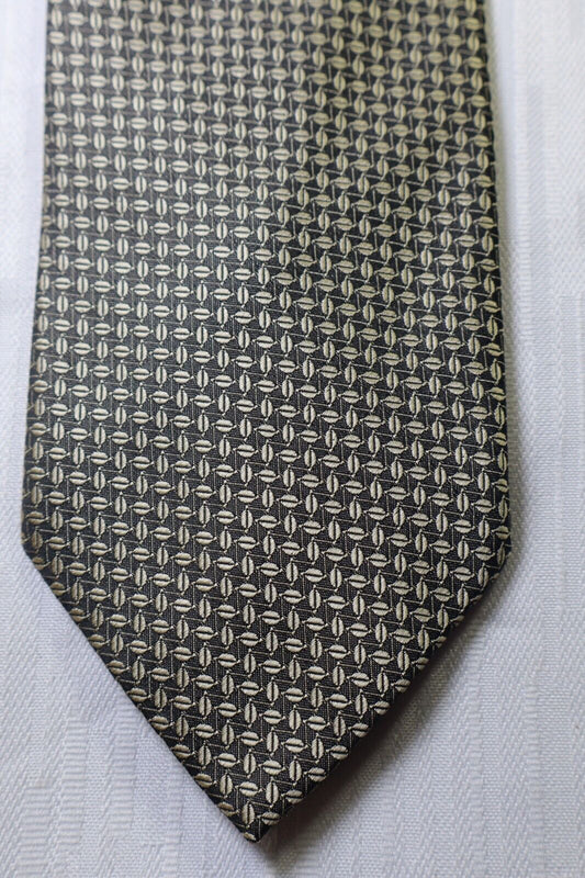 ENRICO COVERI VIALE MORIN 100%  SILK TIE SETA CRAVATTA NECKTIE MADE IN ITALY