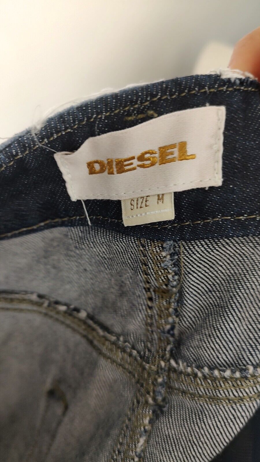 DIESEL GONNA JEANS  DENIM DONNA WOMAN SKIRT Tg. M CASUAL VINTAGE COTONE