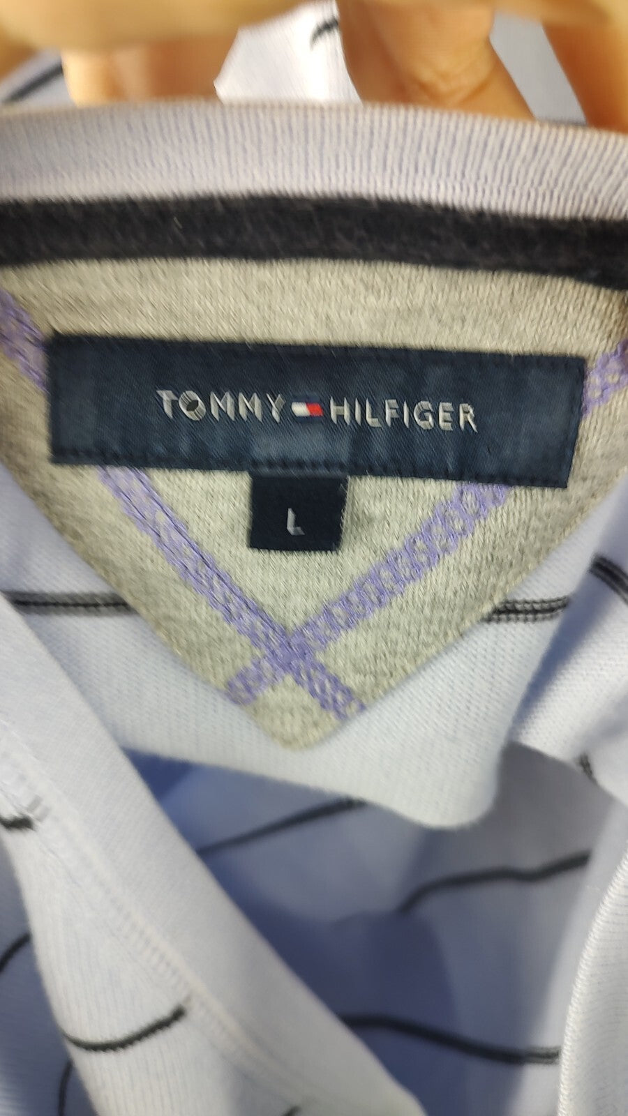 TOMMY HILFIGER MAGLIONE COTONE VINTAGE UOMO L MAN SWEATER CASUAL VINTAGE ITALY