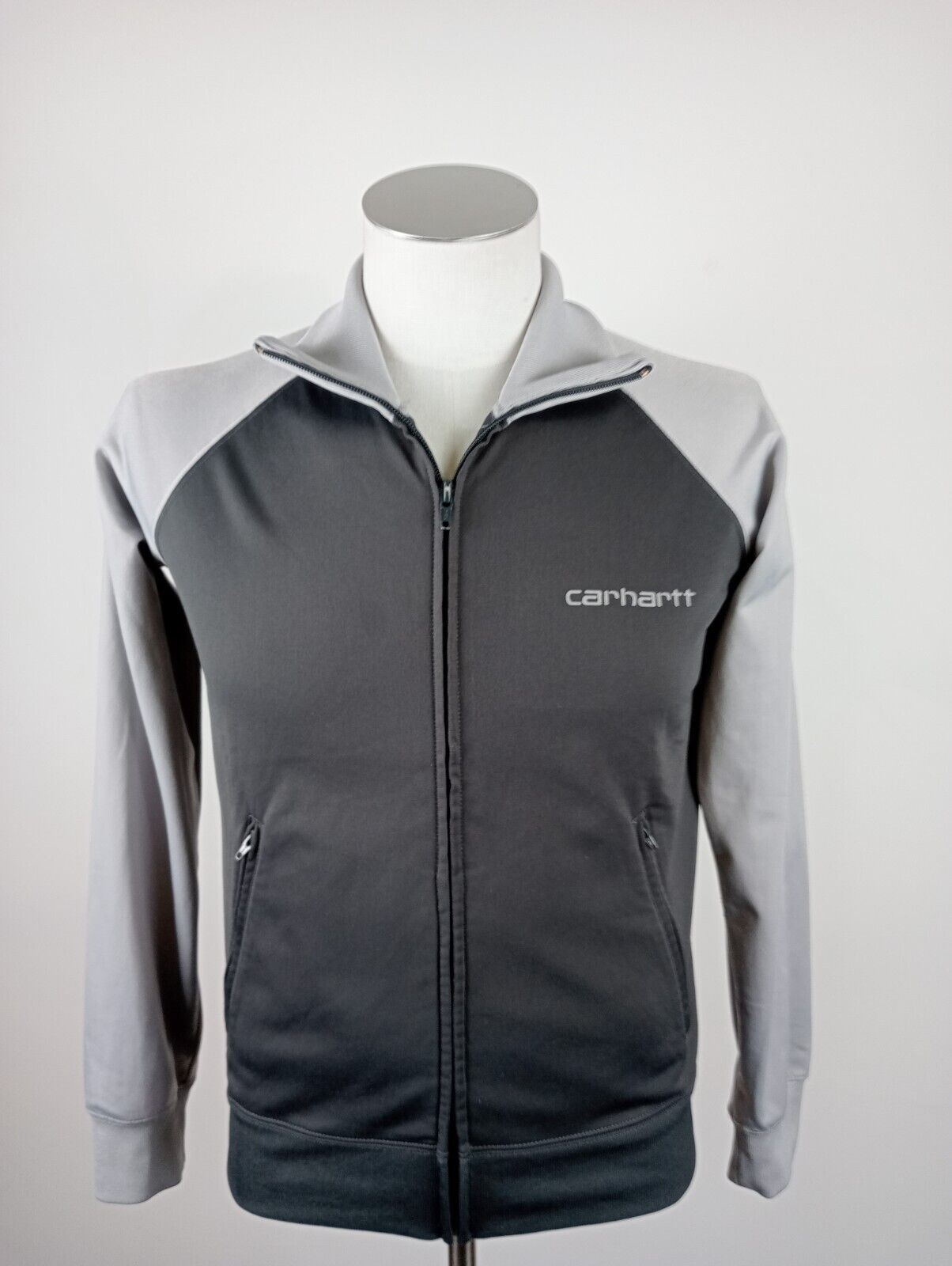CARHARTT FELPA CON ZIP UOMO Tg S MAN SPORT MAGLIA SWEATSHIRT VINTAGE CASUAL