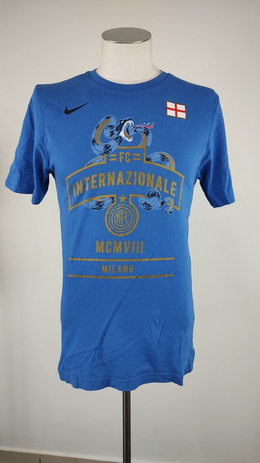 NIKE INTER MAGLIA CALCIO UOMO TG S MAN T-SHIRT CASUAL VINTAGE