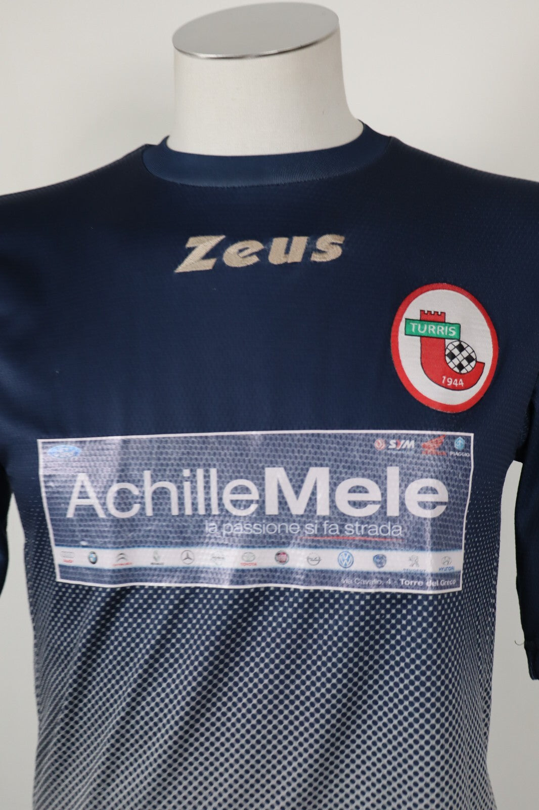 ZEUS TURRIS N 22 MAGLIA CALCIO TRIKOT UOMO Tg M SOCCER JERSEY VINTAGE