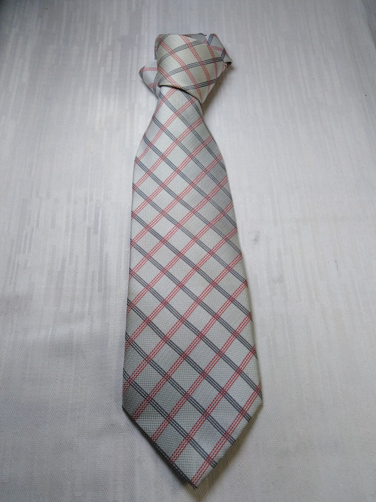 ROCCOBAROCCO 100% SILK TIE SETA CRAVATTA NECKTIE MADE  ITALY SELF TIPPED