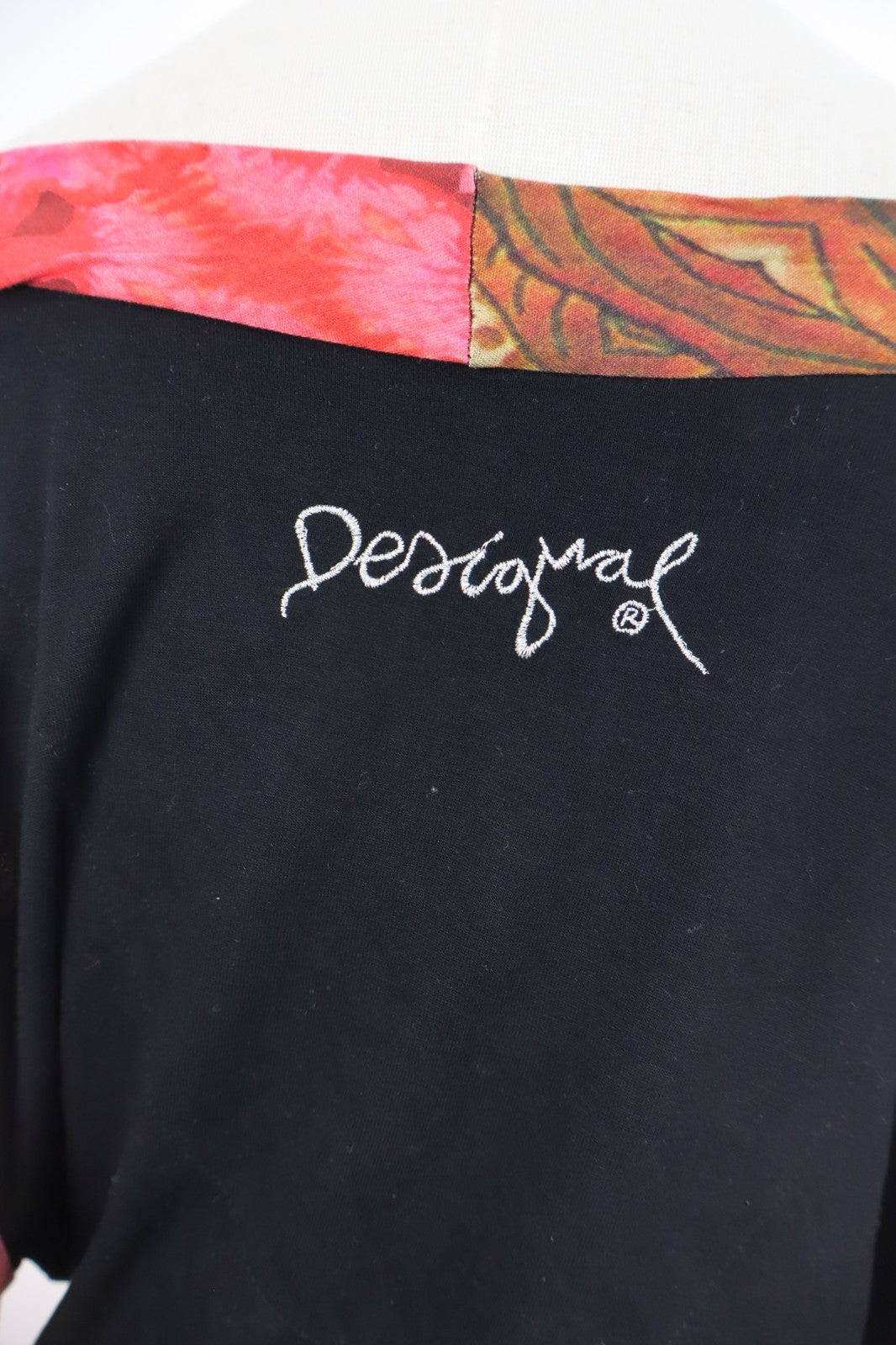 DESIGUAL VESTITO DONNA TG. L WOMAN CASUAL VINTAGE DRESS ABITO FLOREALE