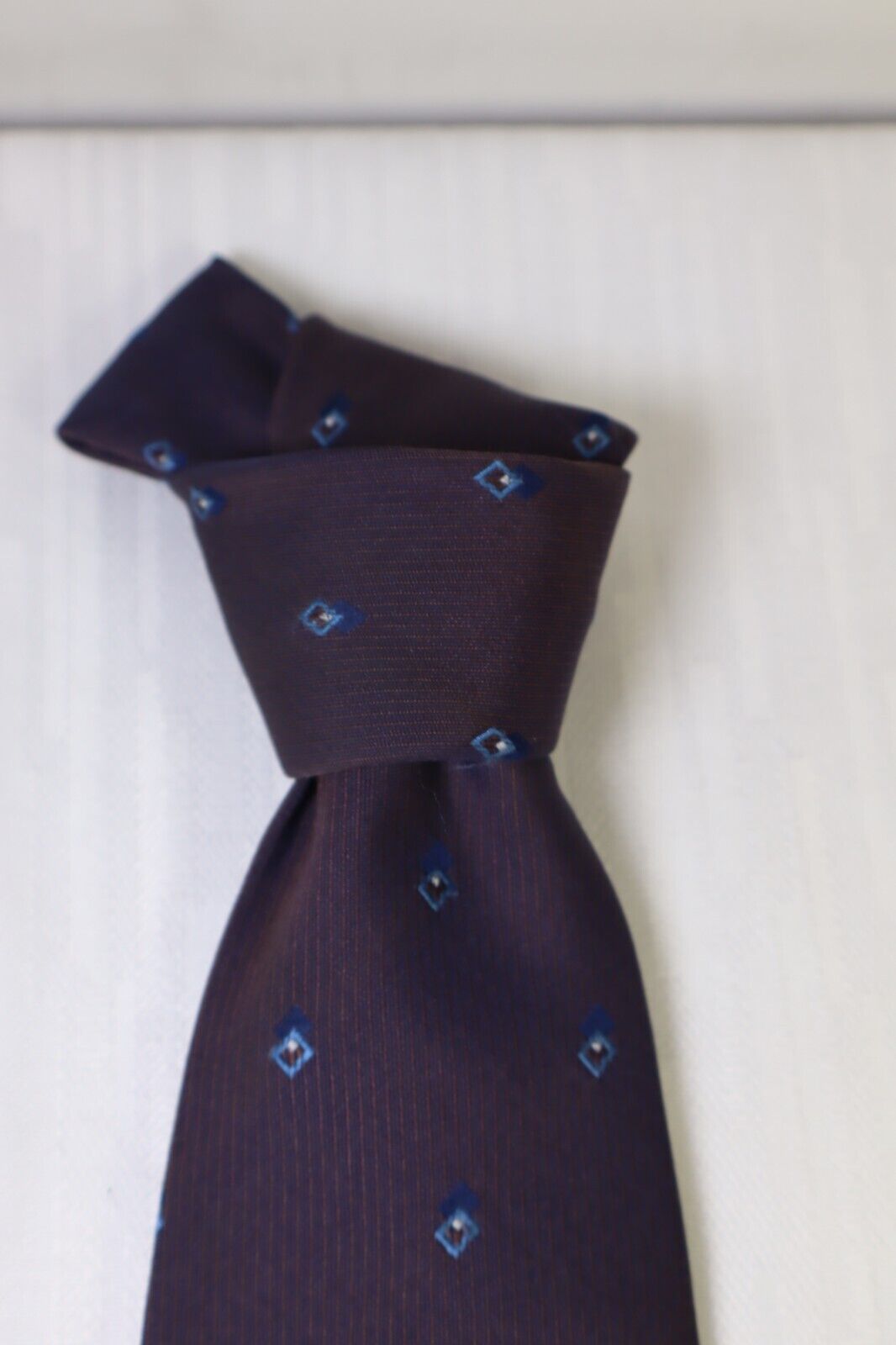 ANTONIO BASILE 100%  SILK TIE SETA CRAVATTA NECKTIE MADE IN ITALY SELF TIPPED