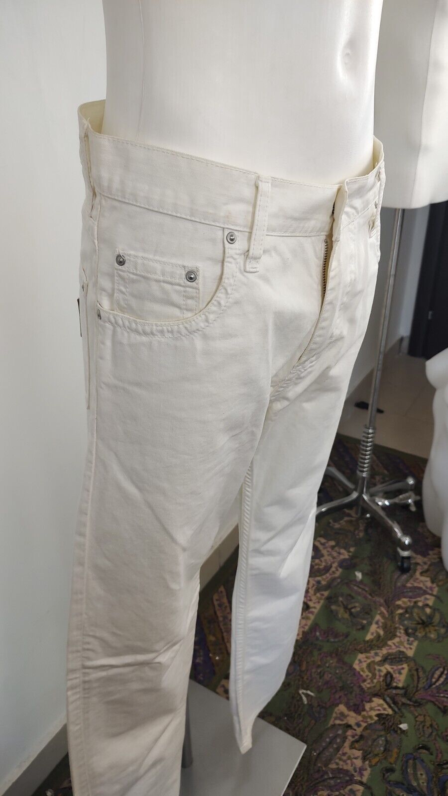 CARHARTT JEANS PANTALONE UOMO CASUAL W30 MAN VINTAGE PANTS DENIM