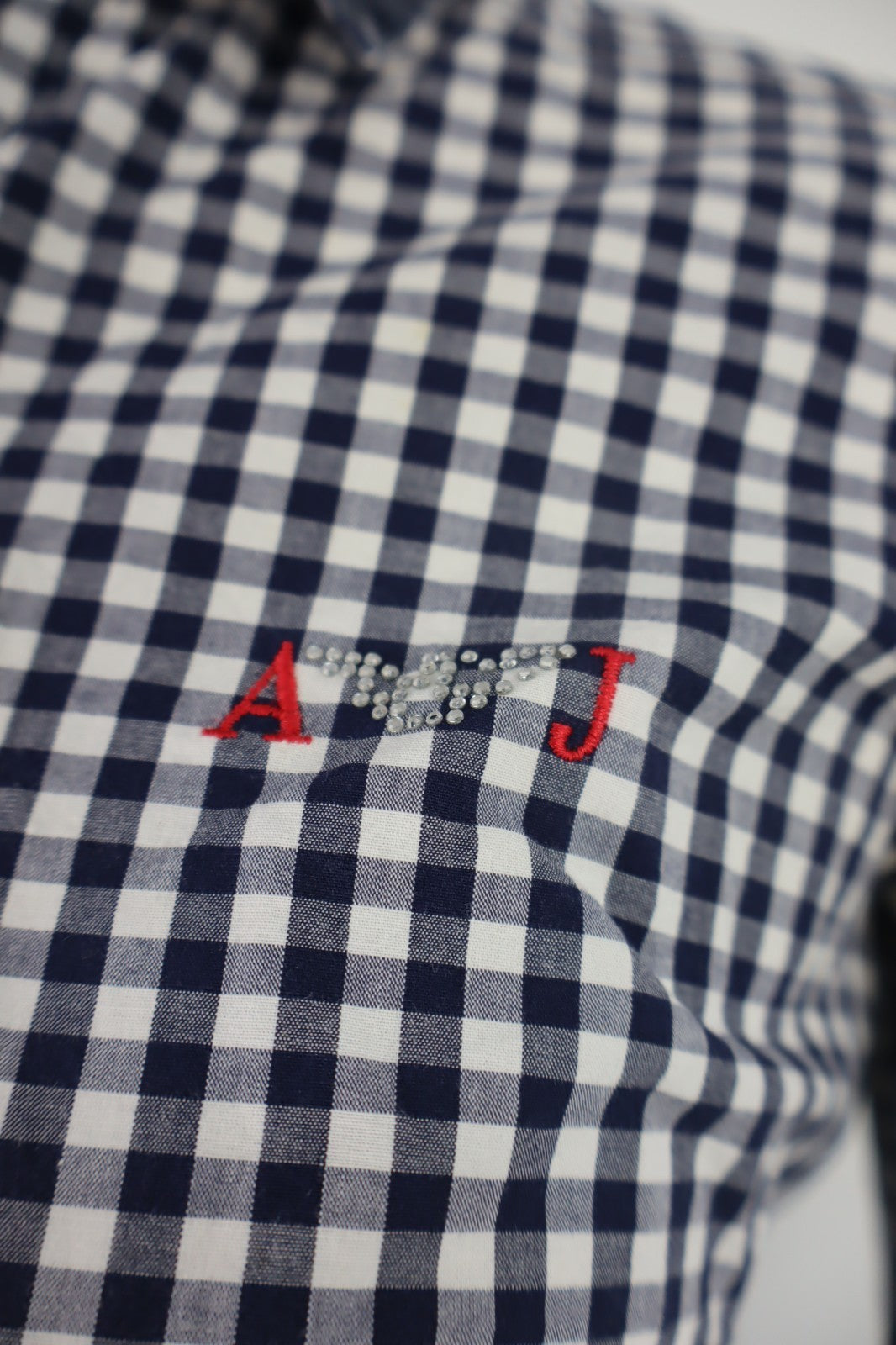 AJ ARMANI JEANS CAMICIA DONNA TG. 38 WOMAN SHIRT CASUAL VINTAGE  COTONE