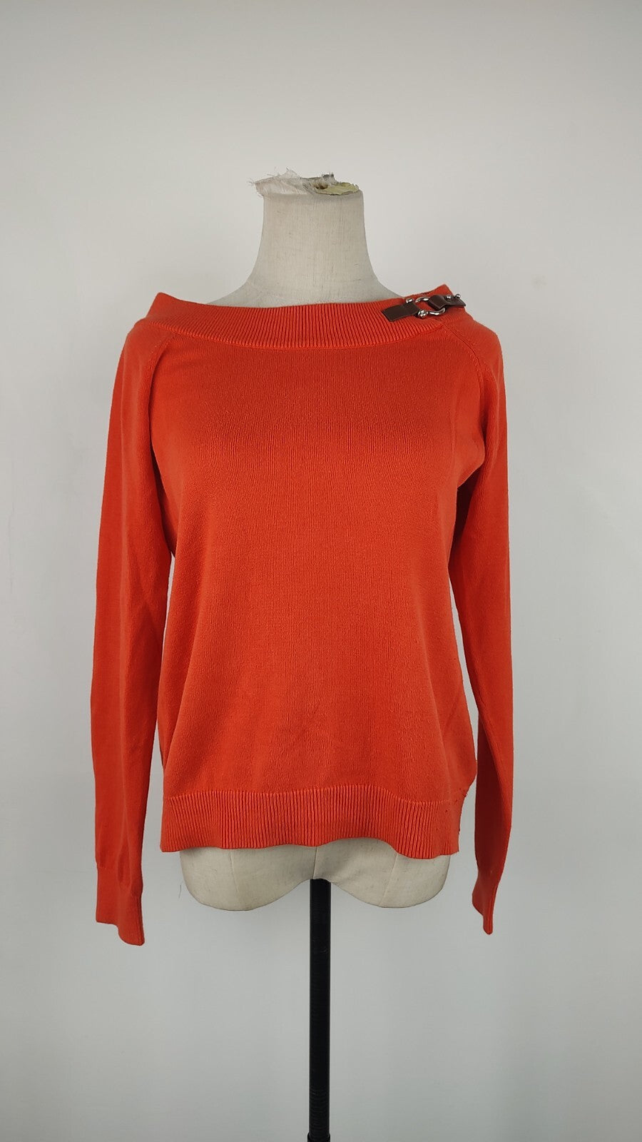 POLO RALPH LAUREN MAGLIONE COTONE DONNA TG M WOMAN CASUAL SWEATER ITALY