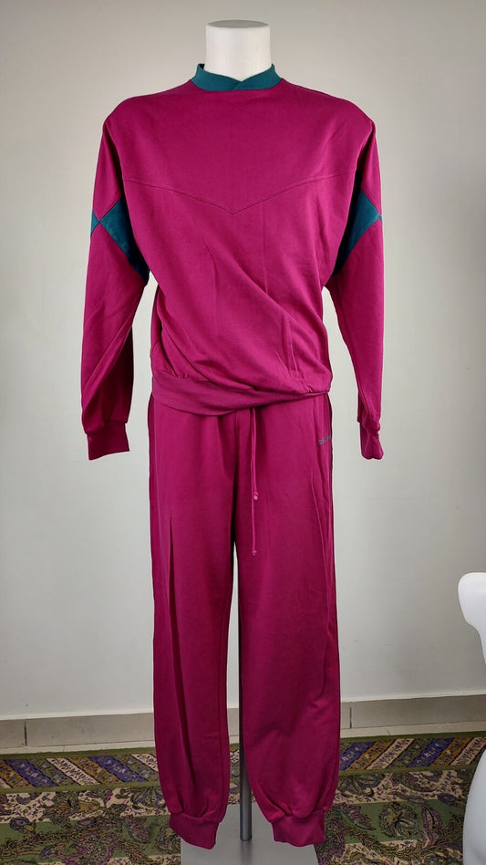 ADIDAS TUTA COMPLETA DUE PEZZI Tg. 8 TRACKSUIT JACKET PANTS UOMO SPORT