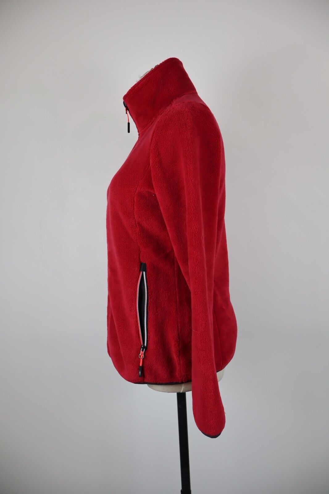 CMP FELPA CON ZIP JACKET DONNA Tg 40 WOMAN CASUAL VINTAGE SPORT SWEATSHIRT