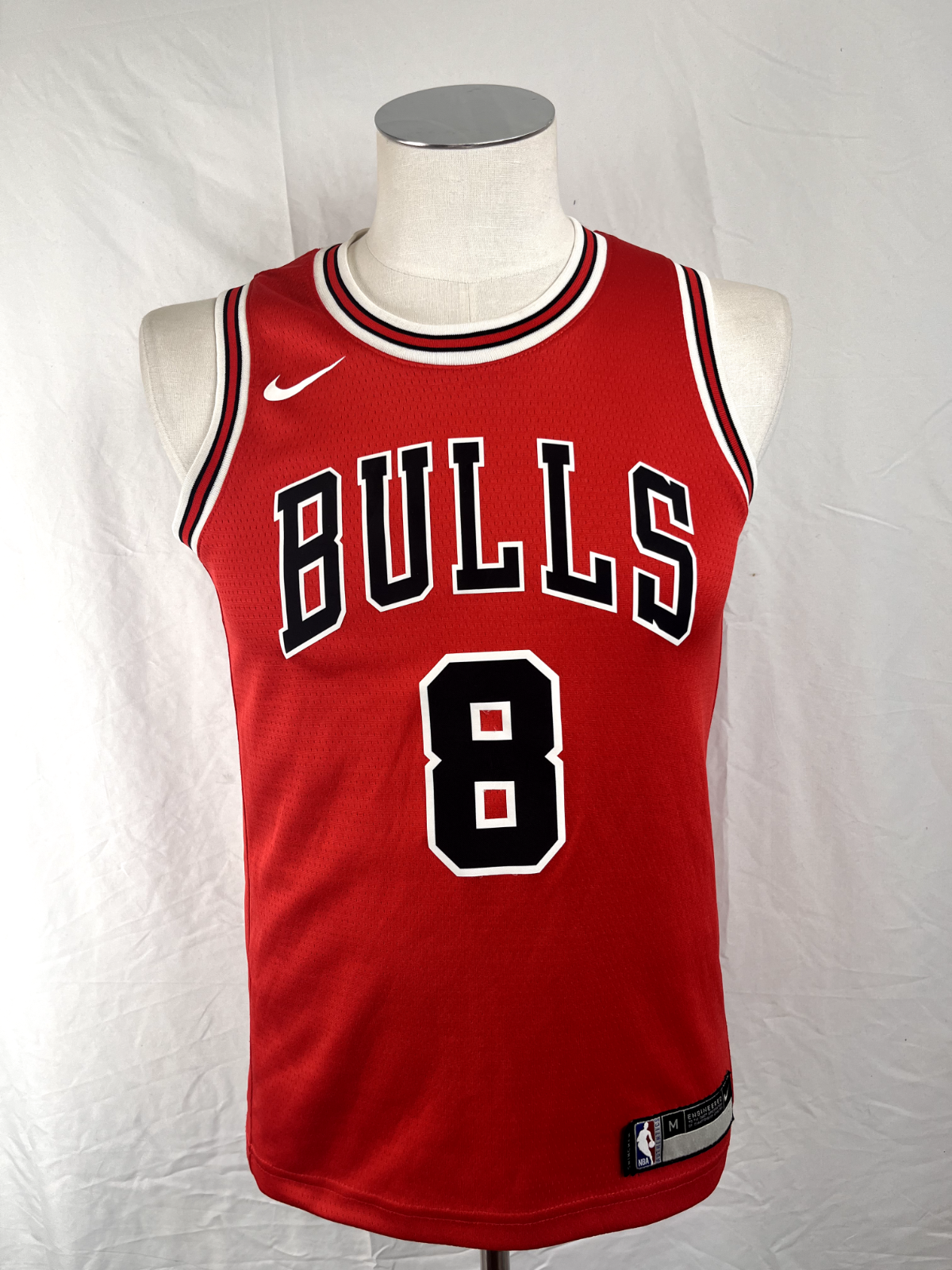 ADIDAS CHICAGO BULLS NBA LAVINE Nr 8 MAGLIA UOMO TG M MAN BASKET JERSEY SPORT
