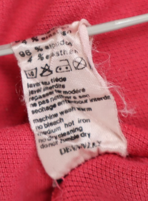LACOSTE POLO MAGLIA DONNA COTONE TG. 38 WOMAN SHIRT CASUAL VINTAGE COTTON