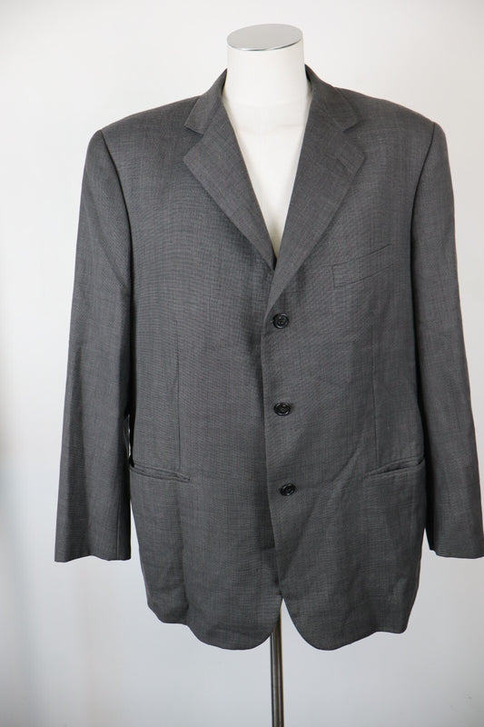 TRUSSARDI BLAZER GIACCA LANA WOOL UOMO Tg 56 MAN JACKET VINTAGE CASUAL
