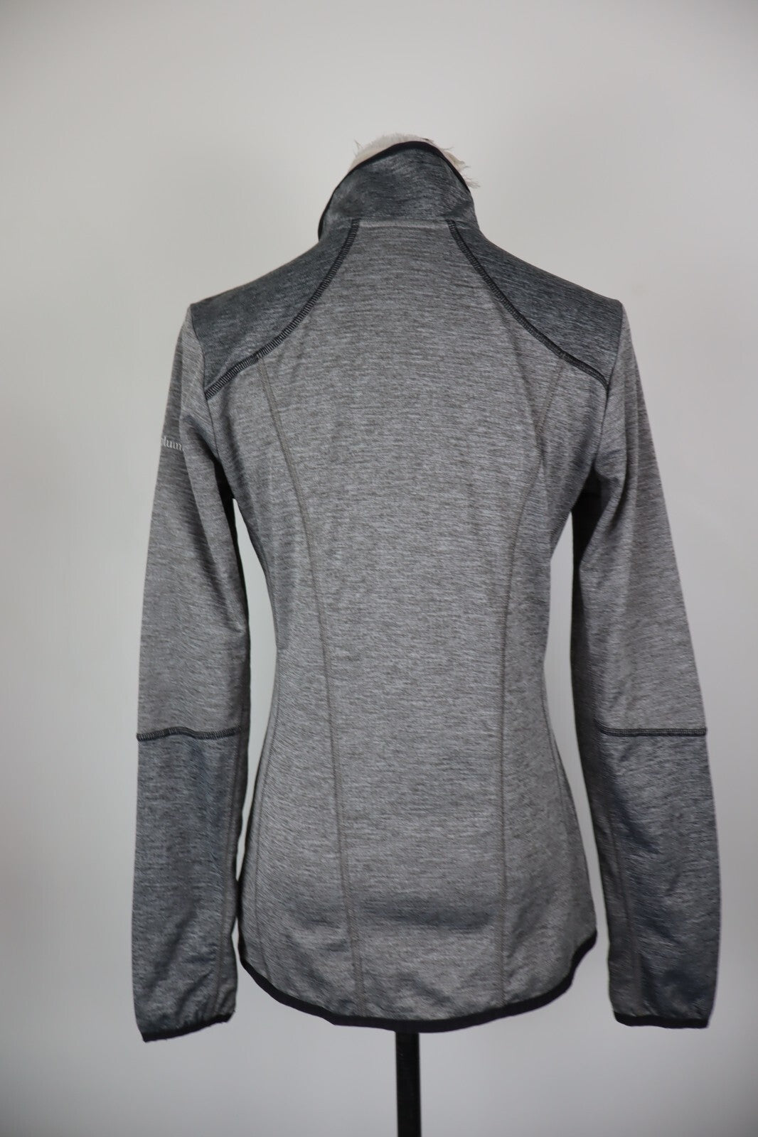 COLUMBIA FELPA CON ZIP GIACCA DONNA Tg M WOMAN CASUAL VINTAGE SPORT JACKET