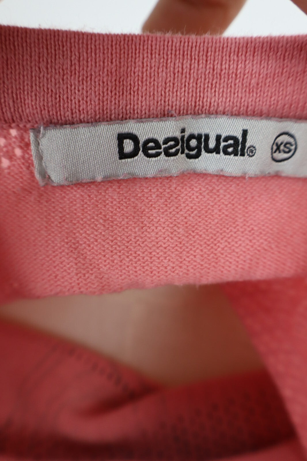 DESIGUAL MAGLIONE MAGLIA DONNA TG XS WOMAN SWEATER VINTAGE CASUAL COTONE