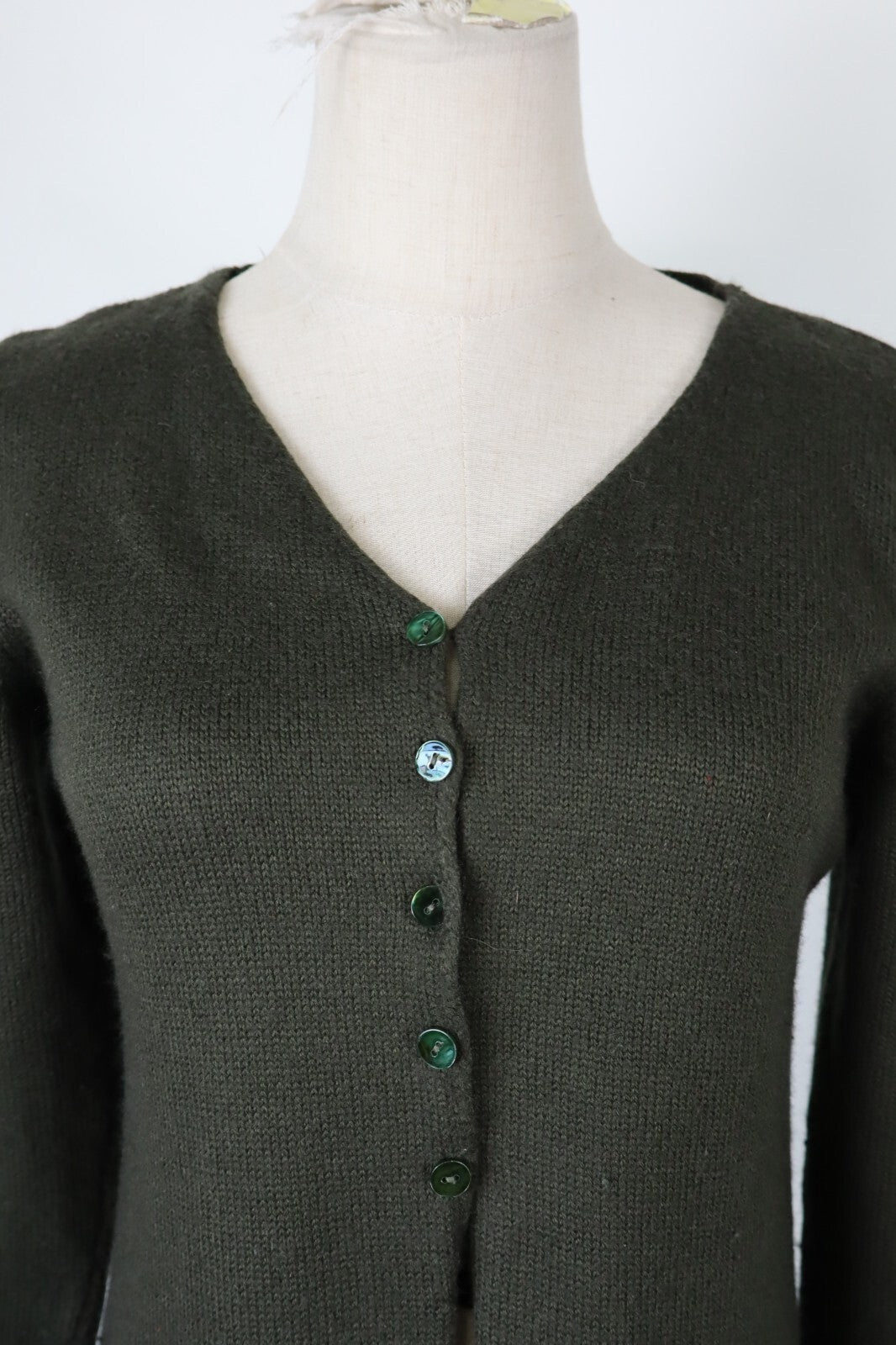 LIU JO JEANS MAGLIONE CARDIGAN DONNA XL WOMAN SWEATER VINTAGE CASUAL LANA COTONE