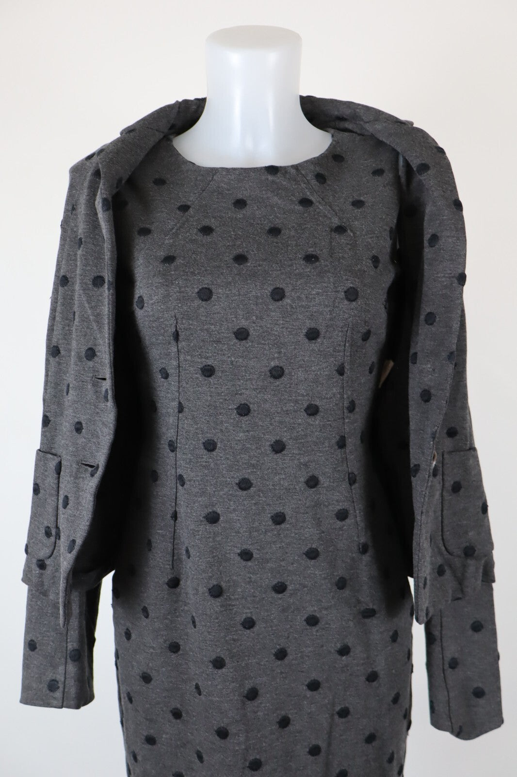 COLMAR COMPLETO DONNA Tg. M VESTITO GIACCA DRESS VINTAGE CASUAL SUIT