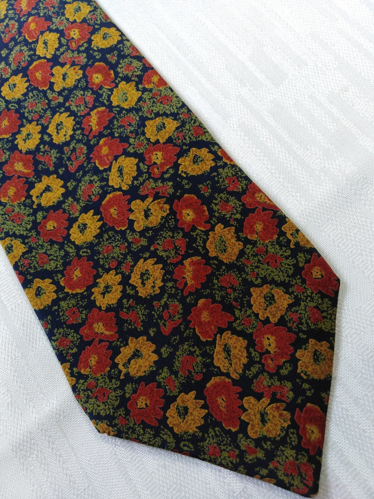 TINO COSMA 100% SETA SILK TIE CRAVATTA NECKTIE ITALY VINTAGE CLASSIC