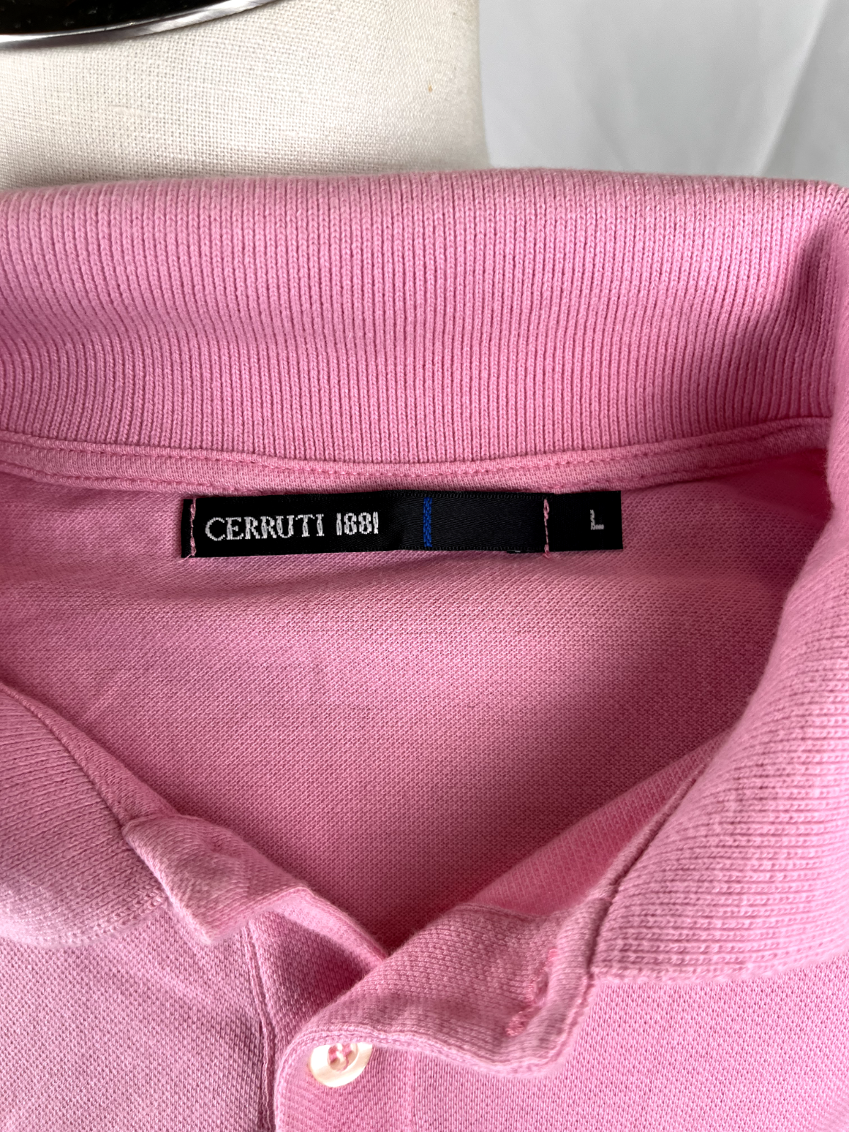 CERRUTI MAGLIA POLO UOMO TG. L MAN COTONE COTTON T-SHIRT CASUAL VINTAGE