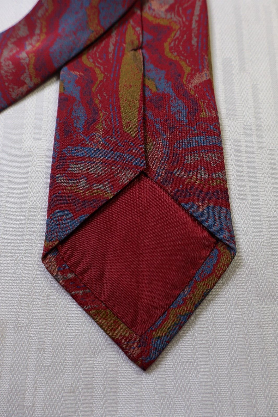 BARTON MODA 100% SILK TIE SETA CRAVATTA NECKTIE MADE IN ITALY VINTAGE