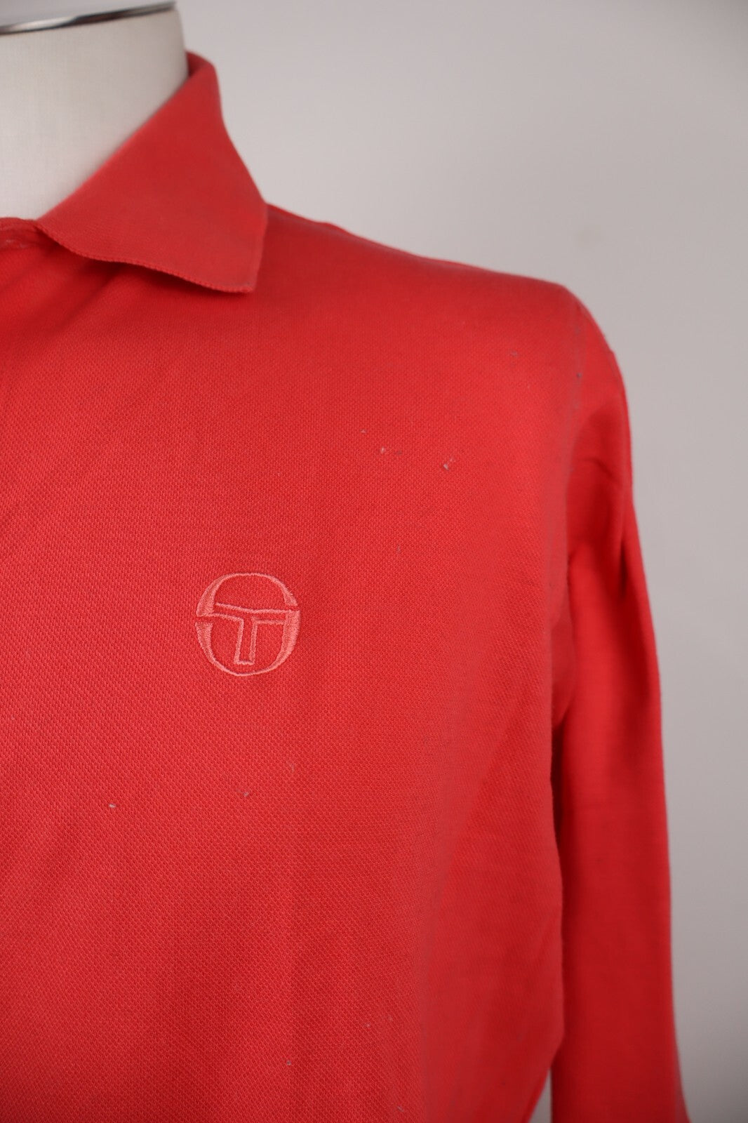 SERGIO TACCHINI POLO MAGLIA UOMO TG VII 7 MAN CASUAL VINTAGE T-SHIRT COTONE LOGO