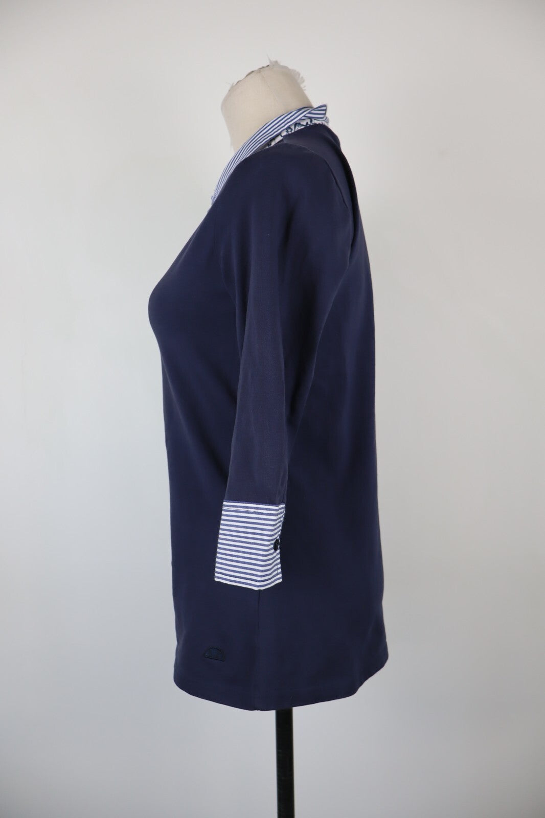 ELLESSE POLO MAGLIA DONNA TG. M WOMAN CASUAL VINTAGE T-SHIRT COTONE