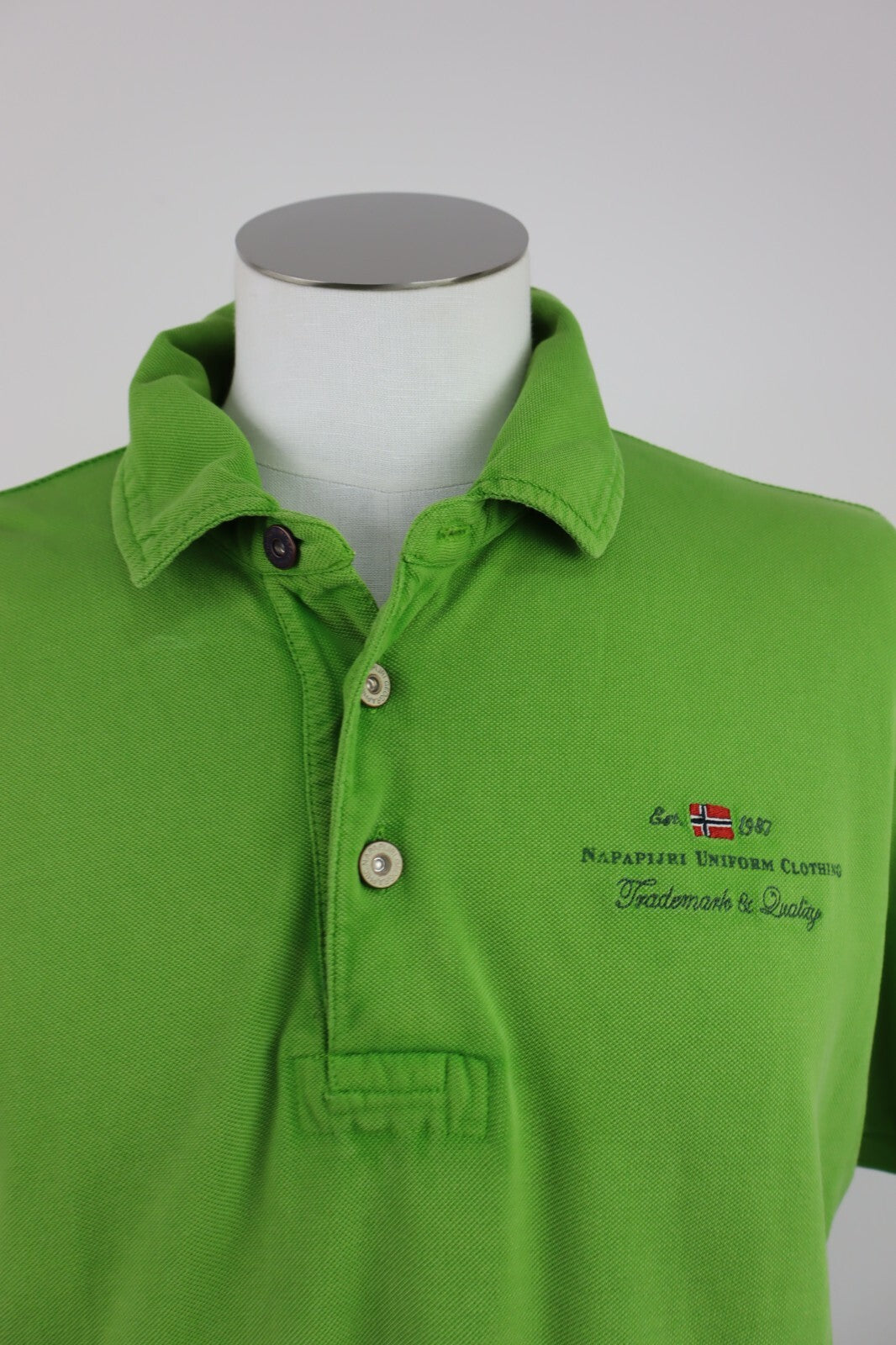 NAPAPIJRI MAGLIA POLO UOMO TG XL MAN T-SHIRT CASUAL VINTAGE COTONE