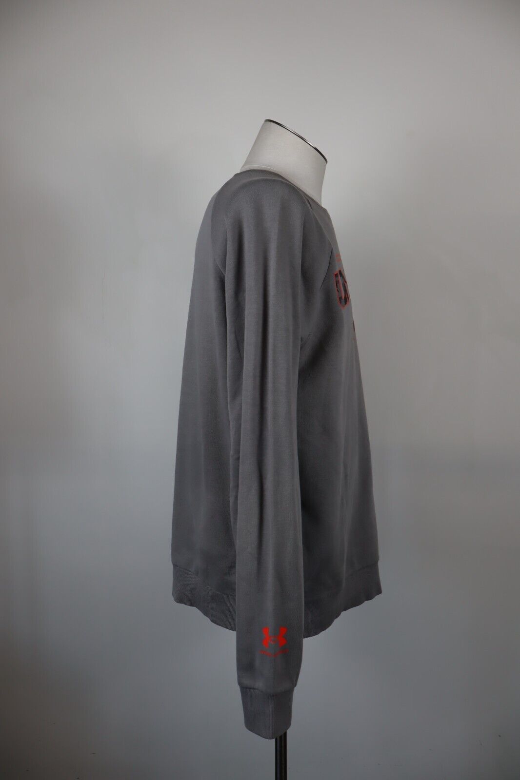 UNDER ARMOUR FELPA MAGLIA COTONE UOMO Tg M MAN COTTON JACKET SWEATSHIRT VINTAGE