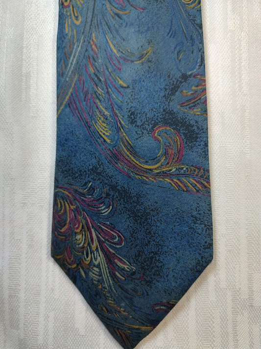 PACO RABANNE 100% SILK TIE SETA CRAVATTA NECKTIE MADE IN FRANCIA CLASSIC
