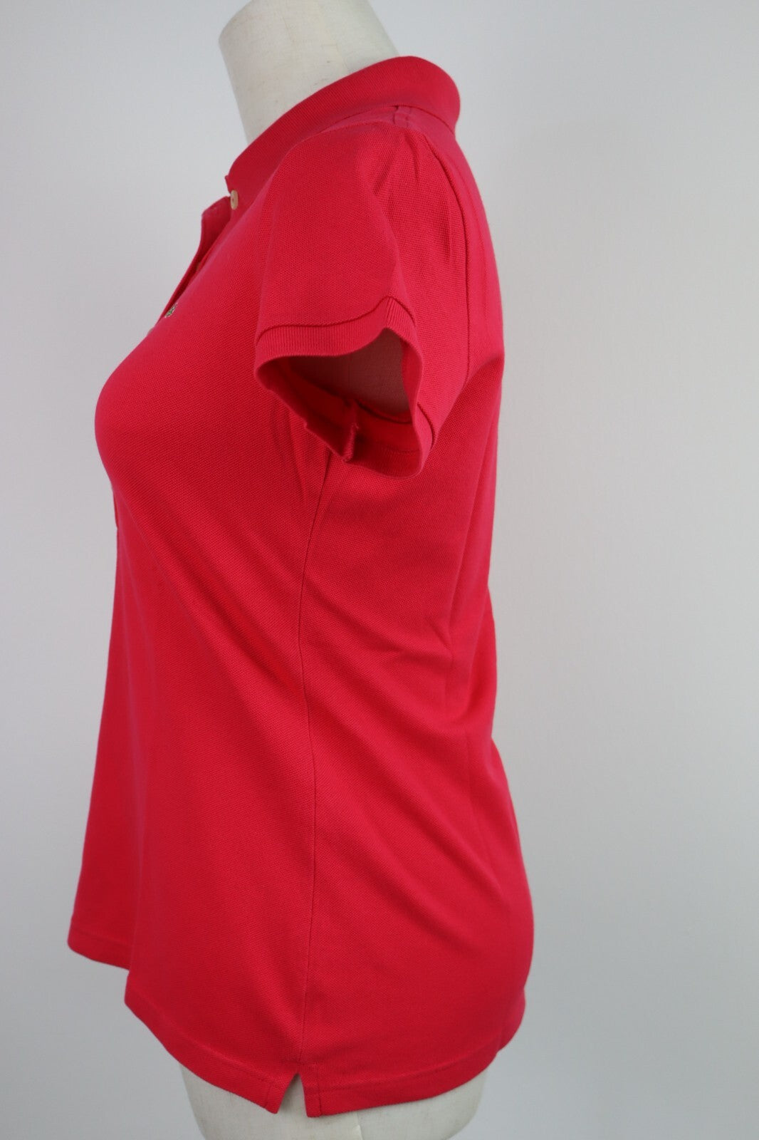 LACOSTE POLO MAGLIA DONNA COTONE TG. S WOMAN SHIRT CASUAL VINTAGE COTTON