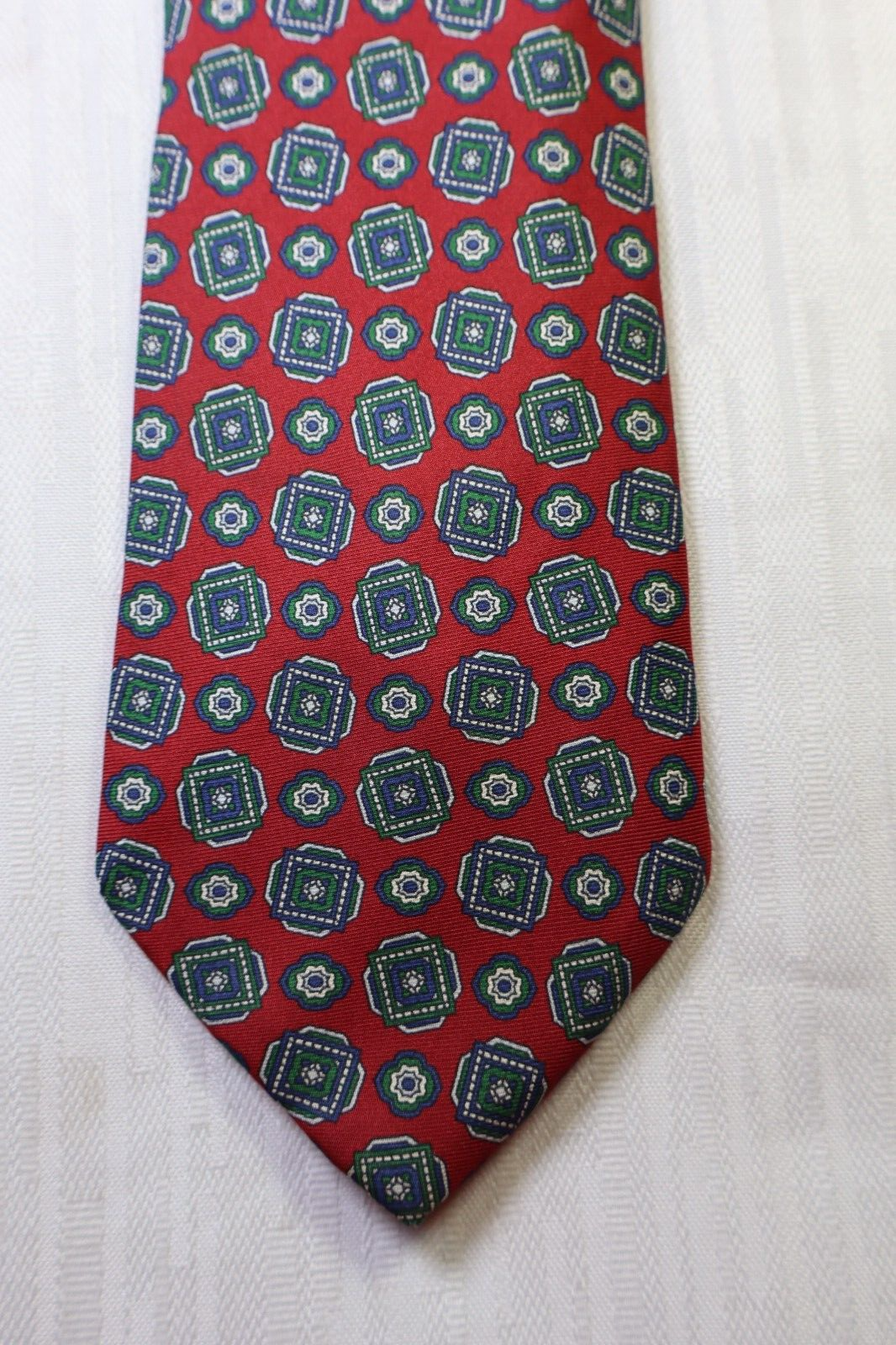 ROXY 100% SILK TIE SETA CRAVATTA NECKTIE MADE IN ITALY VINTAGE