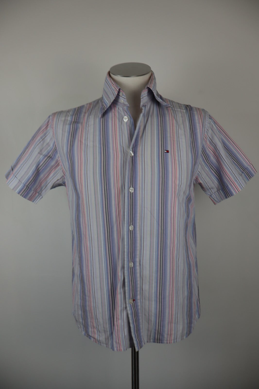 TOMMY HILFIGER CAMICIA UOMO COTONE TG. M MAN CASUAL VINTAGE COTTON SHIRT