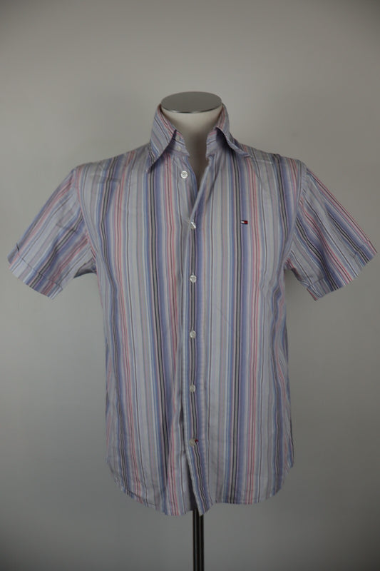TOMMY HILFIGER CAMICIA UOMO COTONE TG. M MAN CASUAL VINTAGE COTTON SHIRT