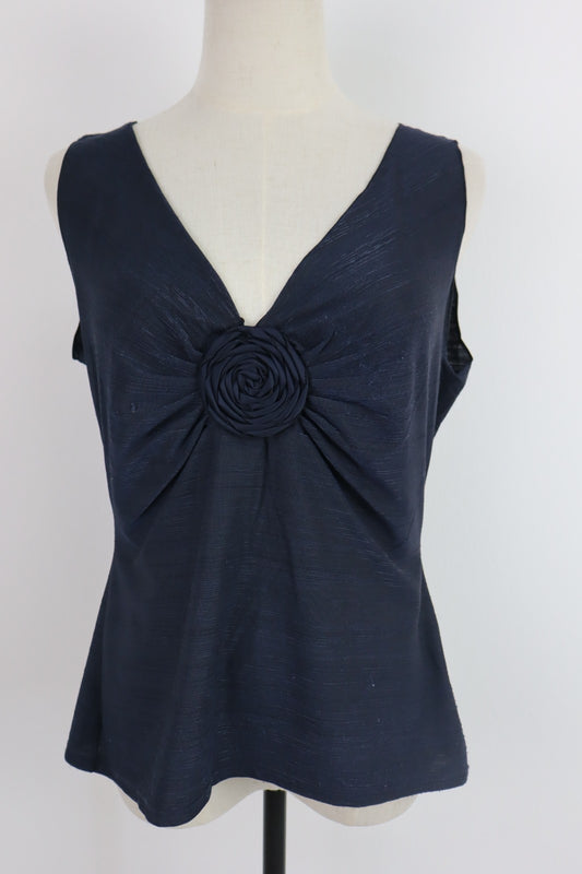 ARMANI COLLEZIONI MAGLIA DONNA TG. 48 WOMAN CASUAL VINTAGE T-SHIRT TOP VISCOSA