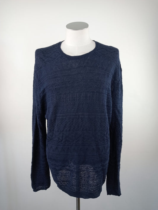 POLO RALPH LAUREN MAGLIONE COTONE COTTON VINTAGE UOMO XL SWEATER CASUAL ITALY