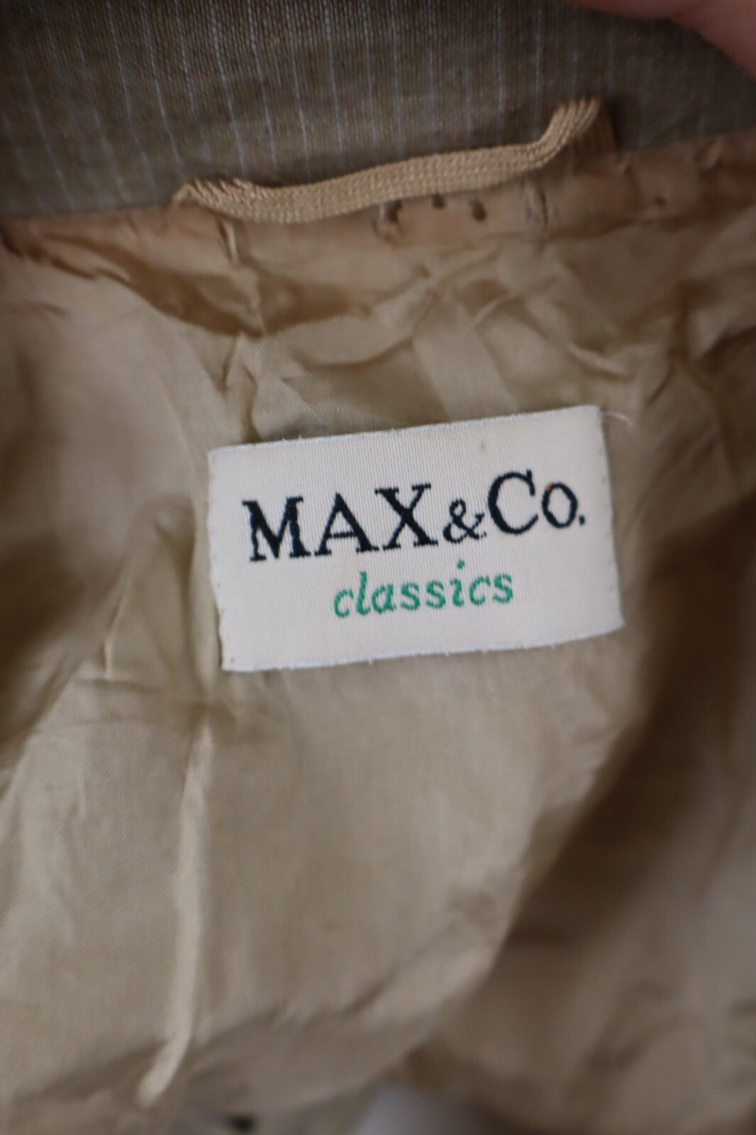 MAX & CO BLAZER GIACCA LINO DONNA Tg 42 WOMAN CASUAL VINTAGE JACKET