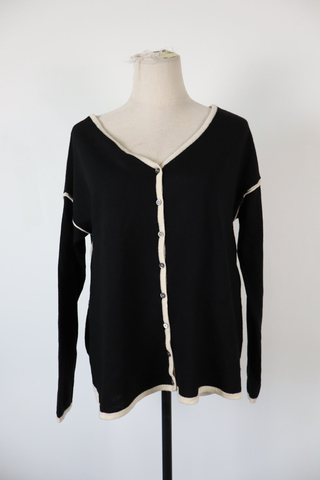 LIU JO MAGLIONE CARDIGAN DONNA Tg 48 WOMAN CASUAL SWEATER VINTAGE LANA