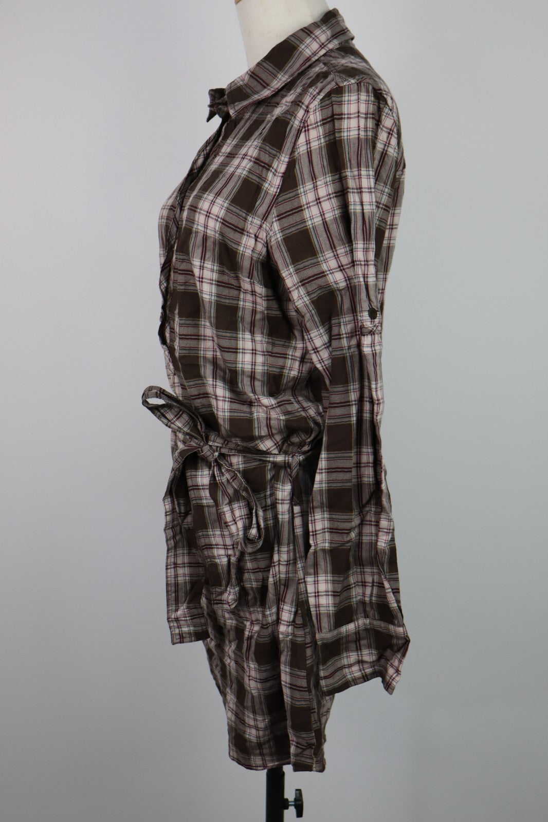 TIMBERLAND VESTITO A CAMICIA DONNA TG. M WOMAN CASUAL VINTAGE DRESS COTONE